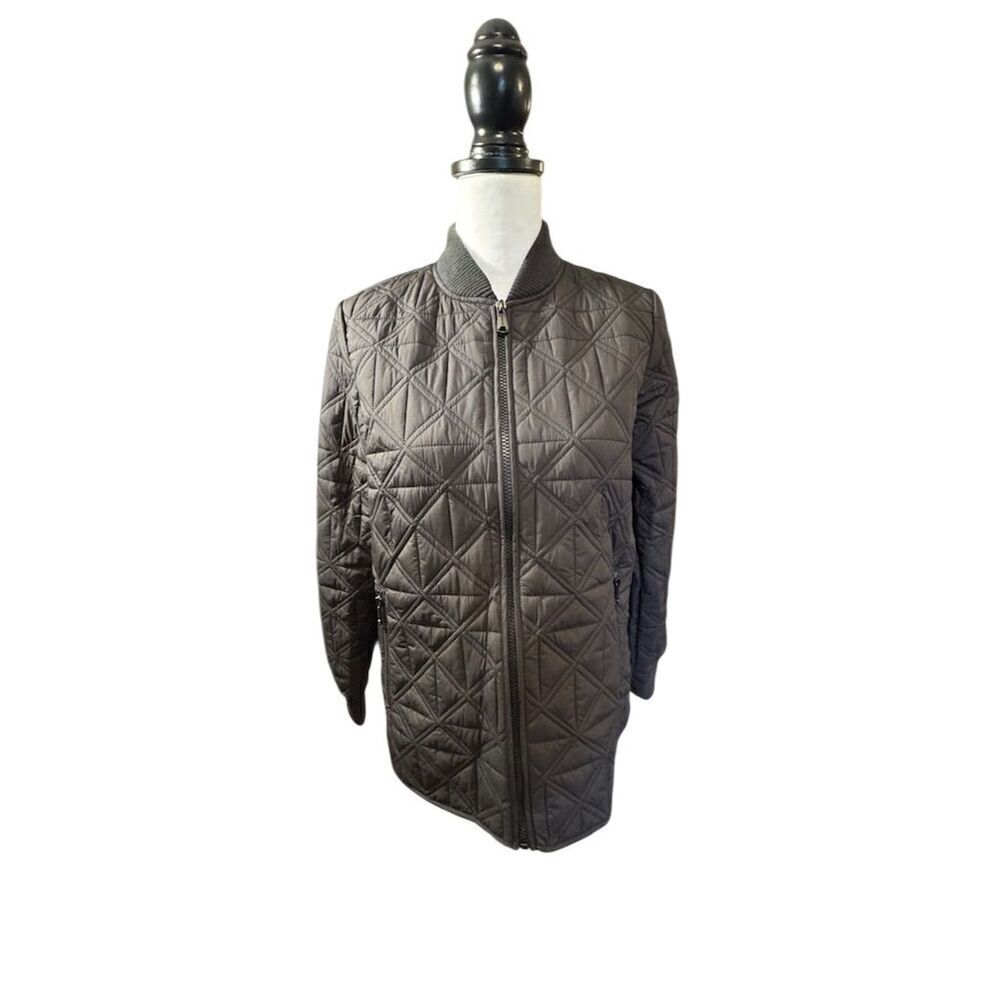 Marc New York Women's Quilted Bomber Jacket Black Size XS